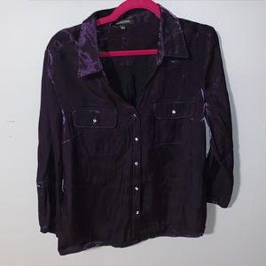Icy Purple High sheen shirt  Size L
